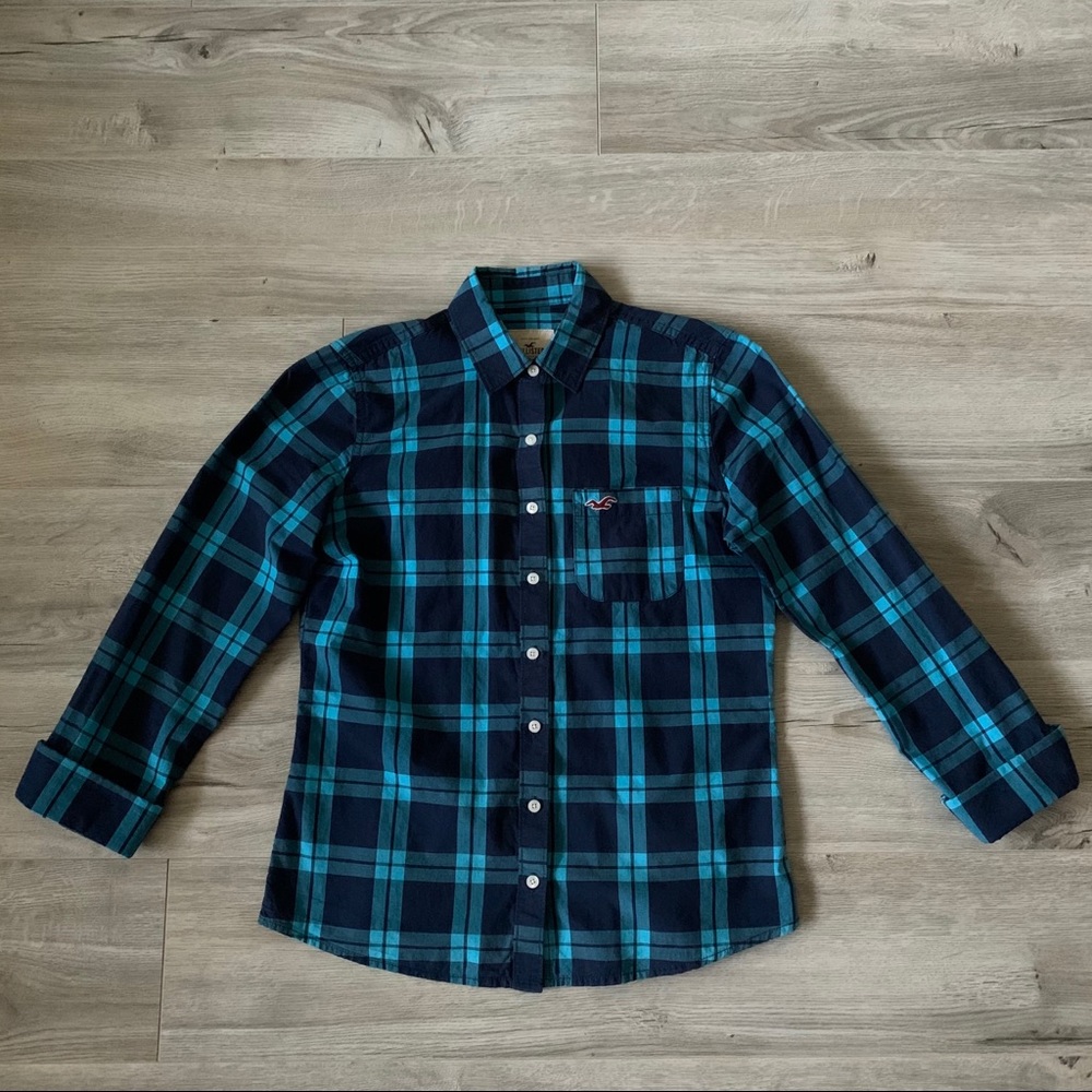Hollister plaid shirt
